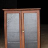 Beautiful late 19th century wall bookcase with double doors