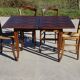 Table portefeuille en chêne