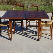 Table portefeuille en chêne