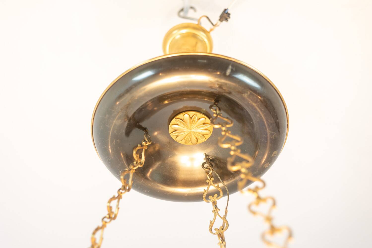 Baguès House. Empire style chandelier in gilded bronze. 1950s.