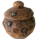Wooden box wasp's nest