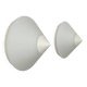 Pair of vintage Limburg wall lights, metal and opaline, Germany 1970