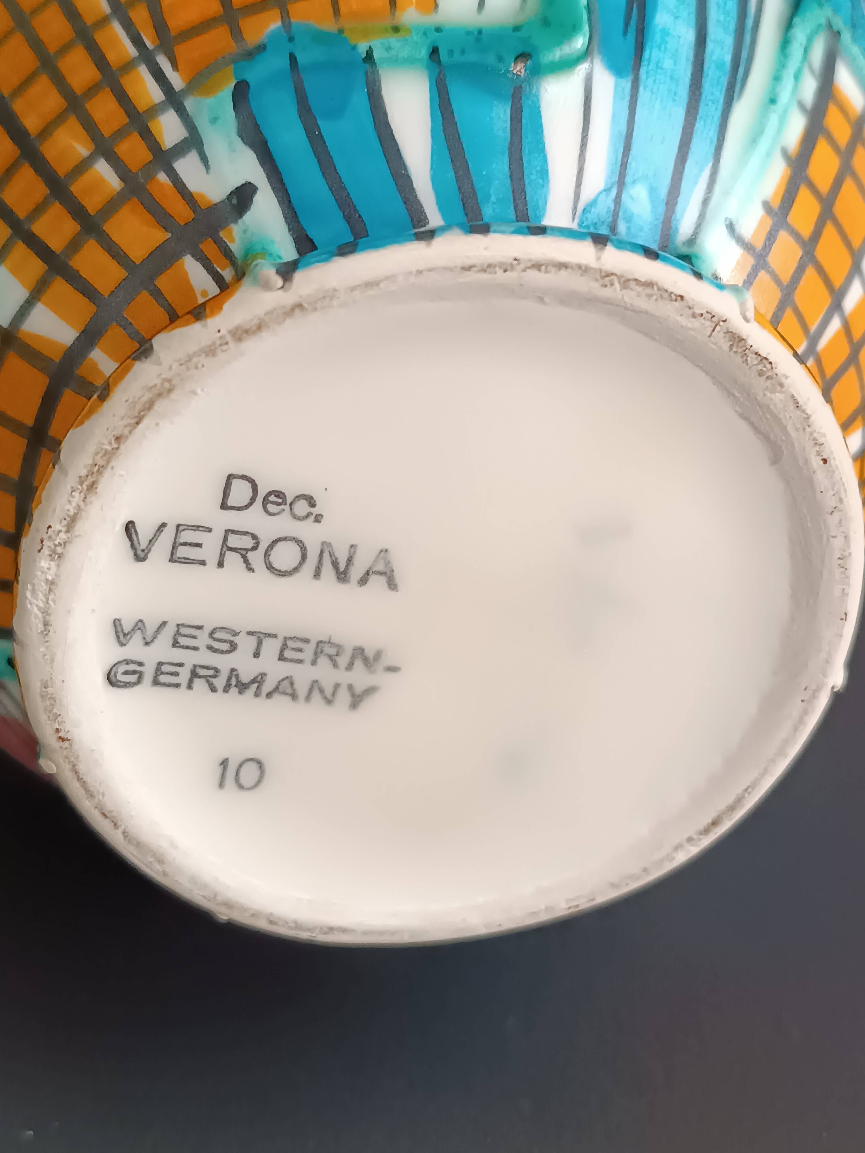 Verona vase by Elfi Stadler for Schramberg mid century