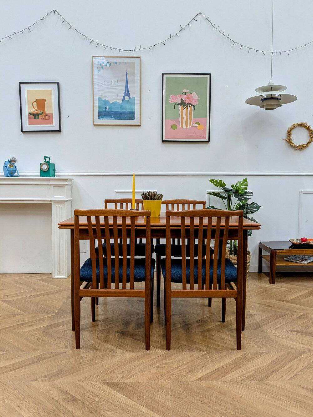 4 chaises vintage
