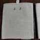 Old tea towels series of three monogram red J J hemp 57 X 90 cm
