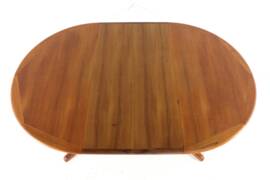 Table à manger extensible Silkeborg Round 1x - design danois en teck
