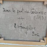 Tableau marine Bretonne dans le port de Guilvinec en 2002 par Antoine Stanisiere