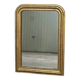Antique Louis Philippe gilded vintage fireplace mirror - 86.5 x 62 cm