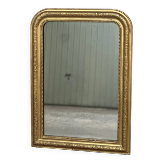 Miroir de cheminée Louis Philippe ancien doré