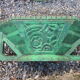 Art deco cast iron planter
