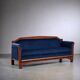 Sofa Art Déco École d'Amsterdam, années 1930