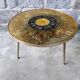Vintage coffee table compass feet