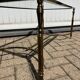 gold-plated brass coffee table