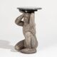 "Kneeling Strength" Pedestal Table