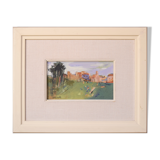 Post Impressionist Landscape with Village