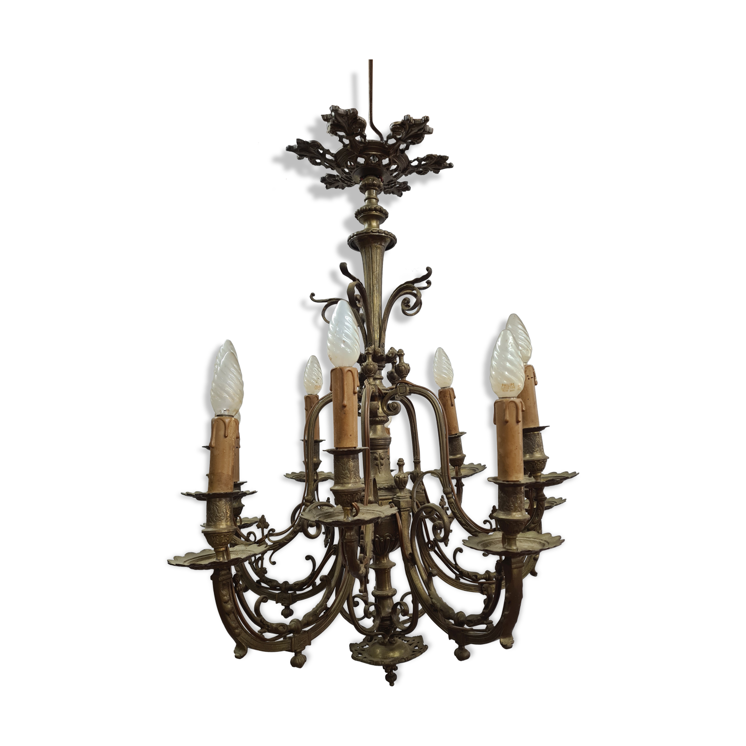 Bronze chandelier