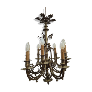 Lustre en bronze