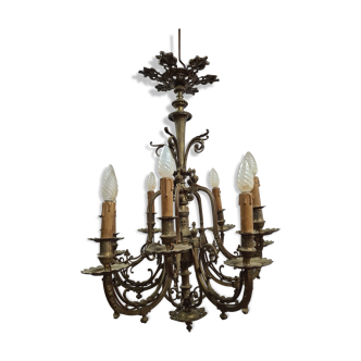 Bronze chandelier