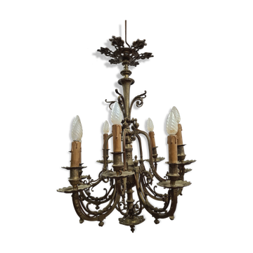 Bronze chandelier