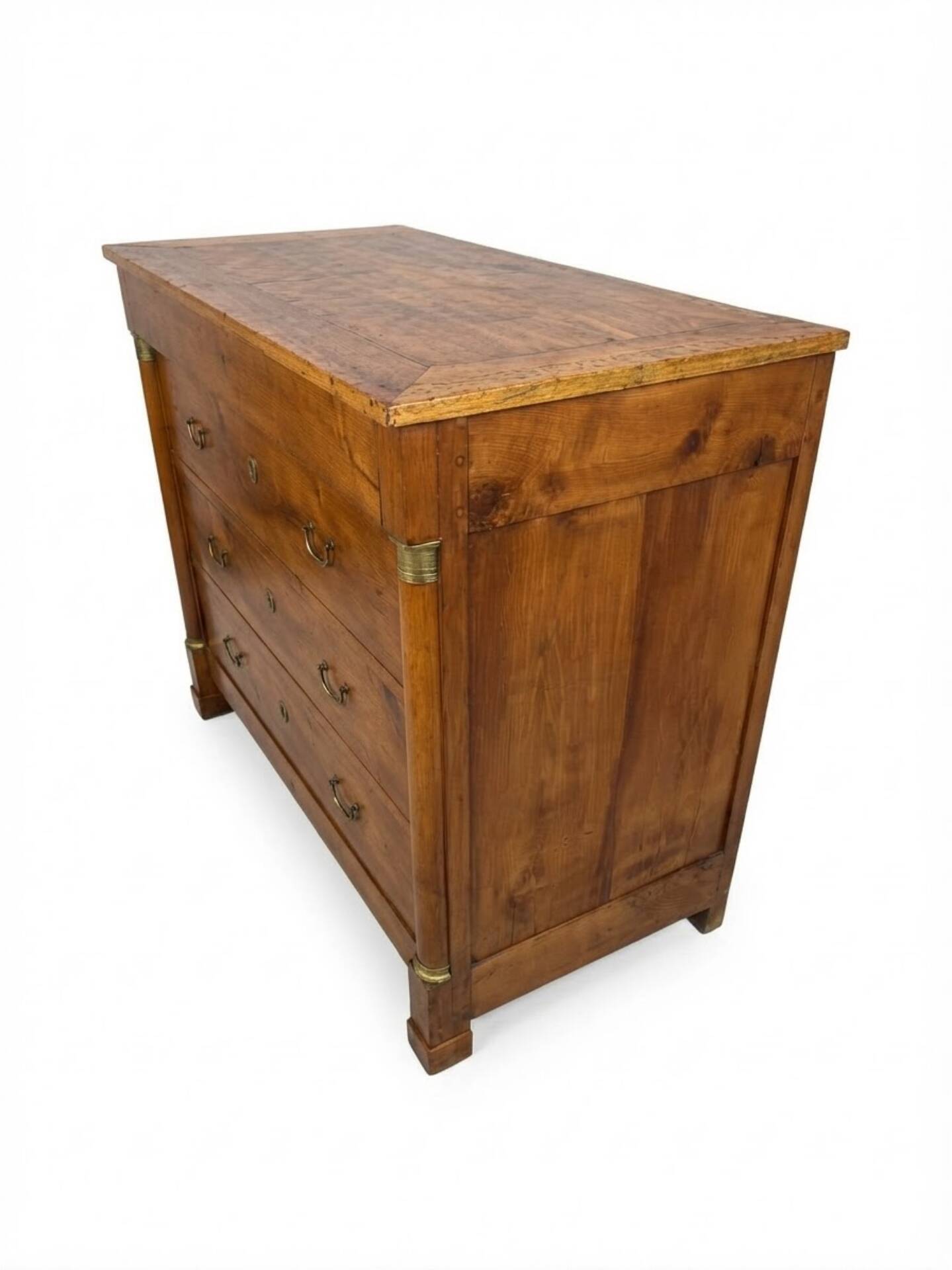 Empire style chest of drawers in cherry wood
