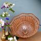 Vintage pendant light in natural materials