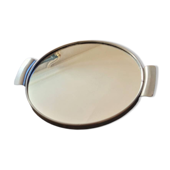 1950s tripod mirror plateau