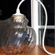 Suspension en verre vintage