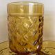 Faceted amber glasses Pernod by 5