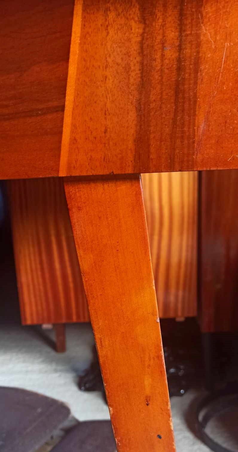 Modernist extendable dinning table  Bilea  of the 1960s.