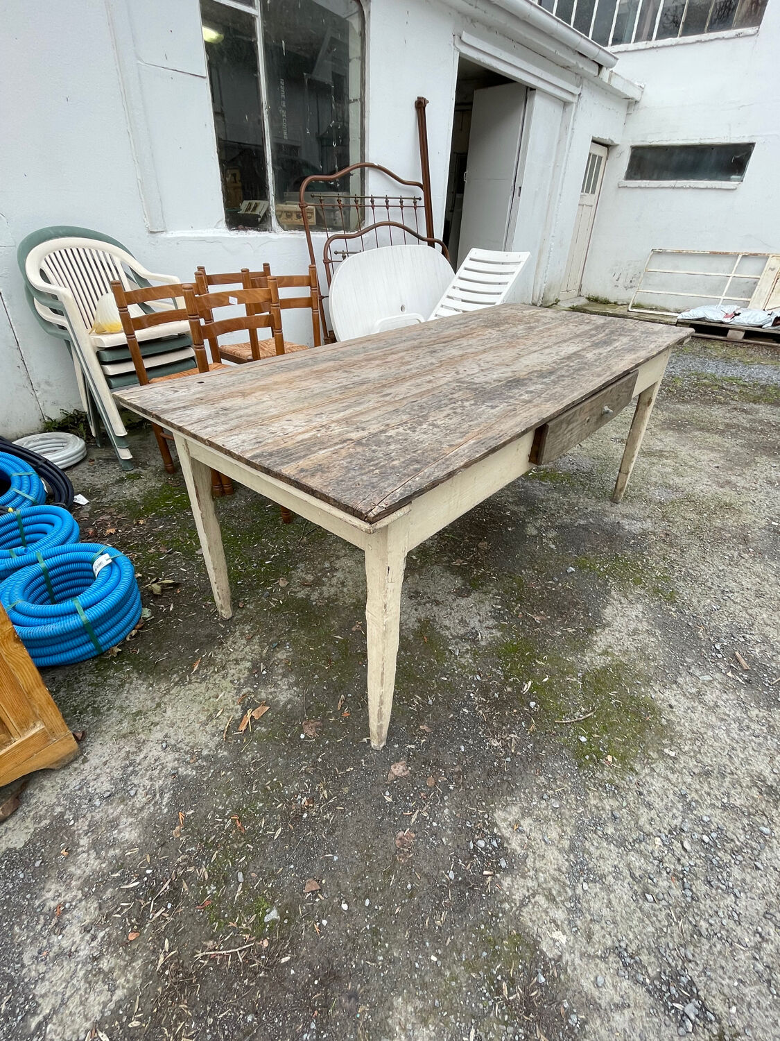 Old farm table