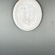 Relief wall panel medallion, allegorical scene, 20th century