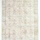 7x10 Blush Pink All-Over Floral Anatolian Vintage Rug, 215x304Cm