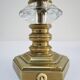 lamp gilded bronze crystal and opaline style neo classic vintage