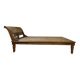 Indonesian daybed, canework and Java teak