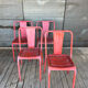Lot chaise tolix