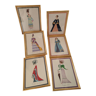 Set of 6 frames