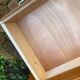Vintage chest of drawers with compass feet