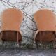 Velvet armchairs, 1950s, set of 2