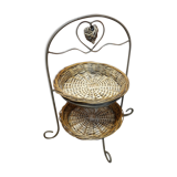 Wicker display baskets
