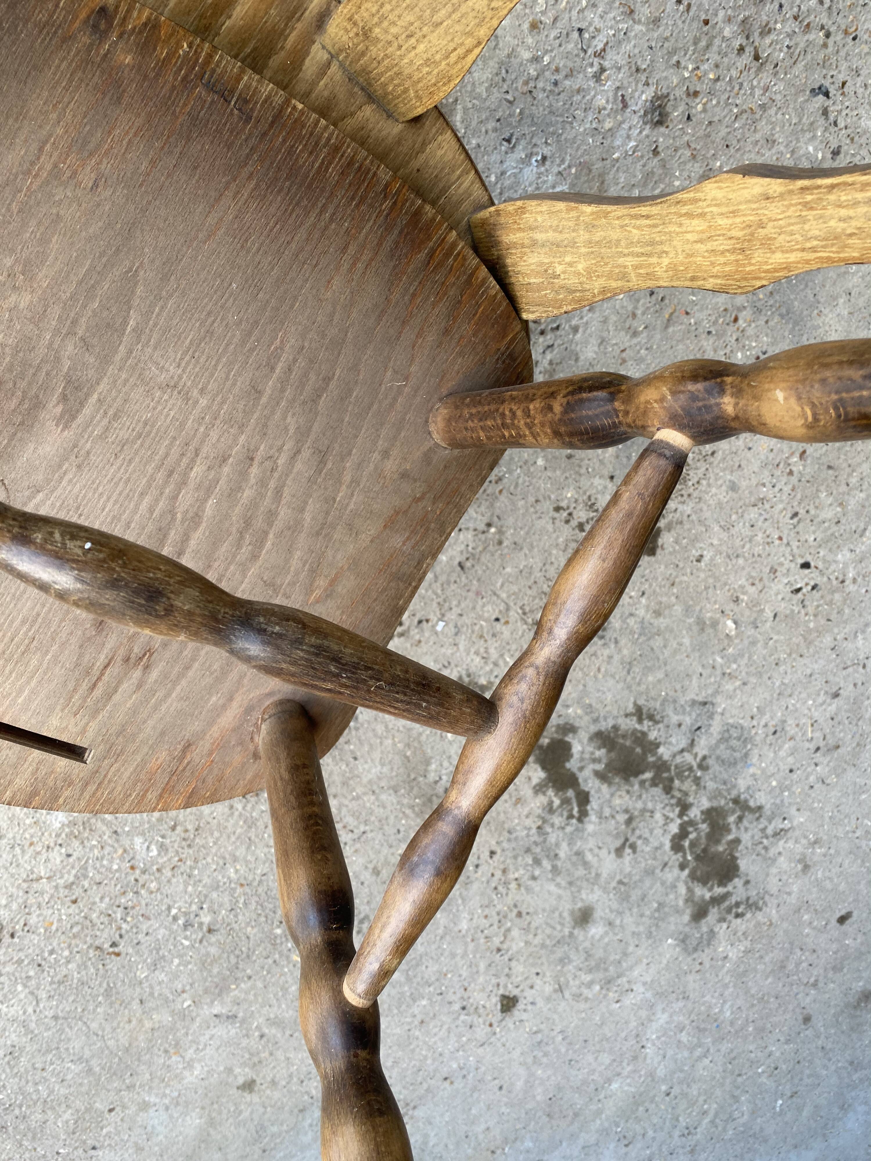 Pair of Baumann bistro chairs