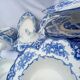 Magnificent old English semi-porcelain Ridgways rose pattern service