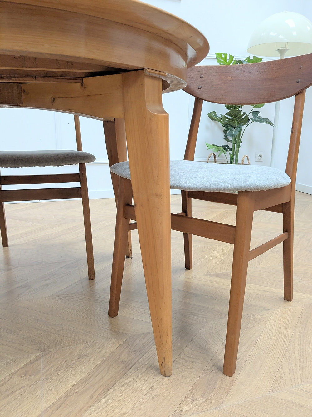 Table à manger ronde extensible