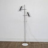 1970s designer floor lamp with 2 lights