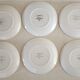 6 Digoin cups and saucers, sugar bowl and milk jug