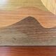Mid-century wood veneer intarsia wall panel, 1960s