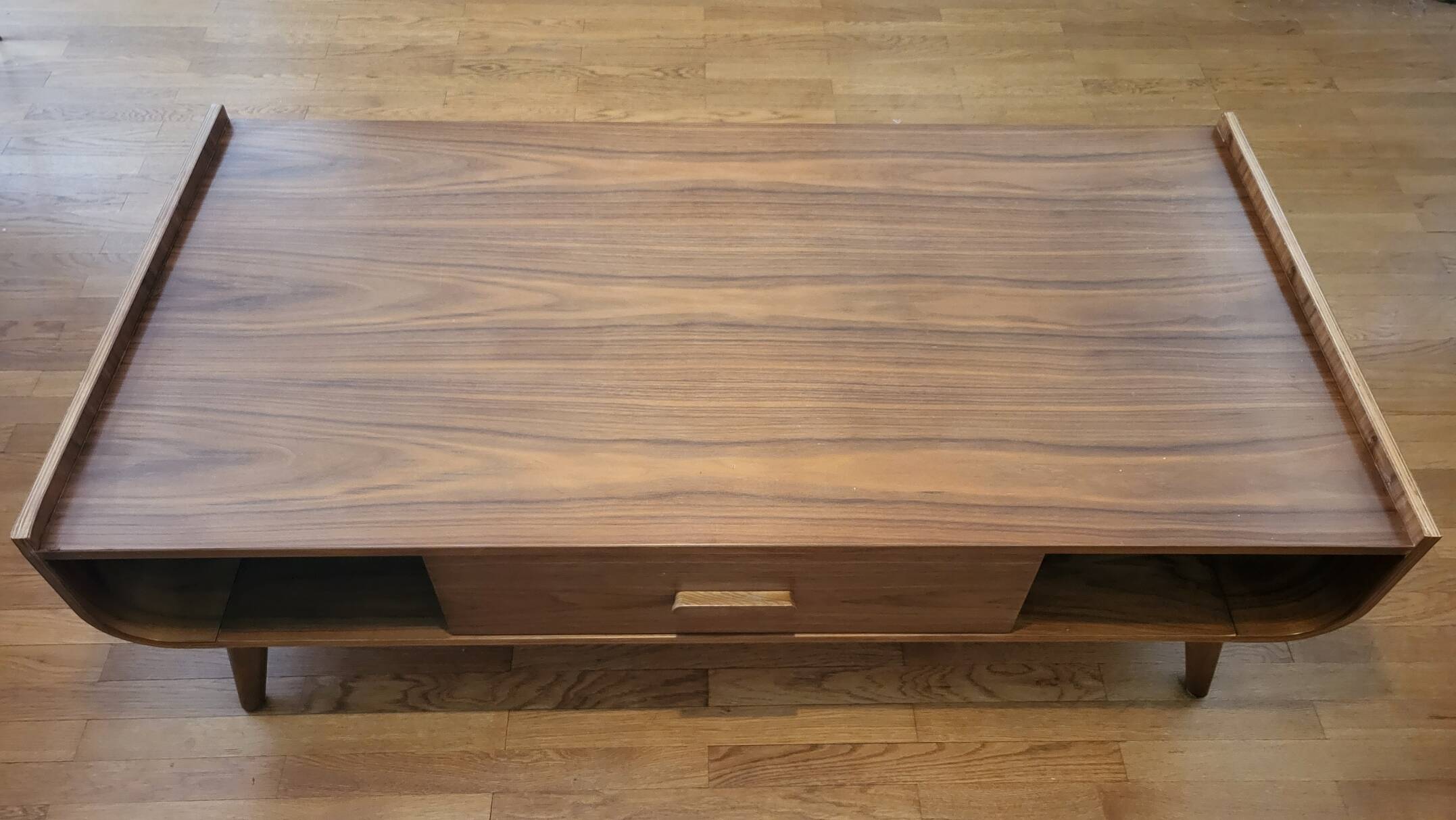 Miliboo walnut coffee table