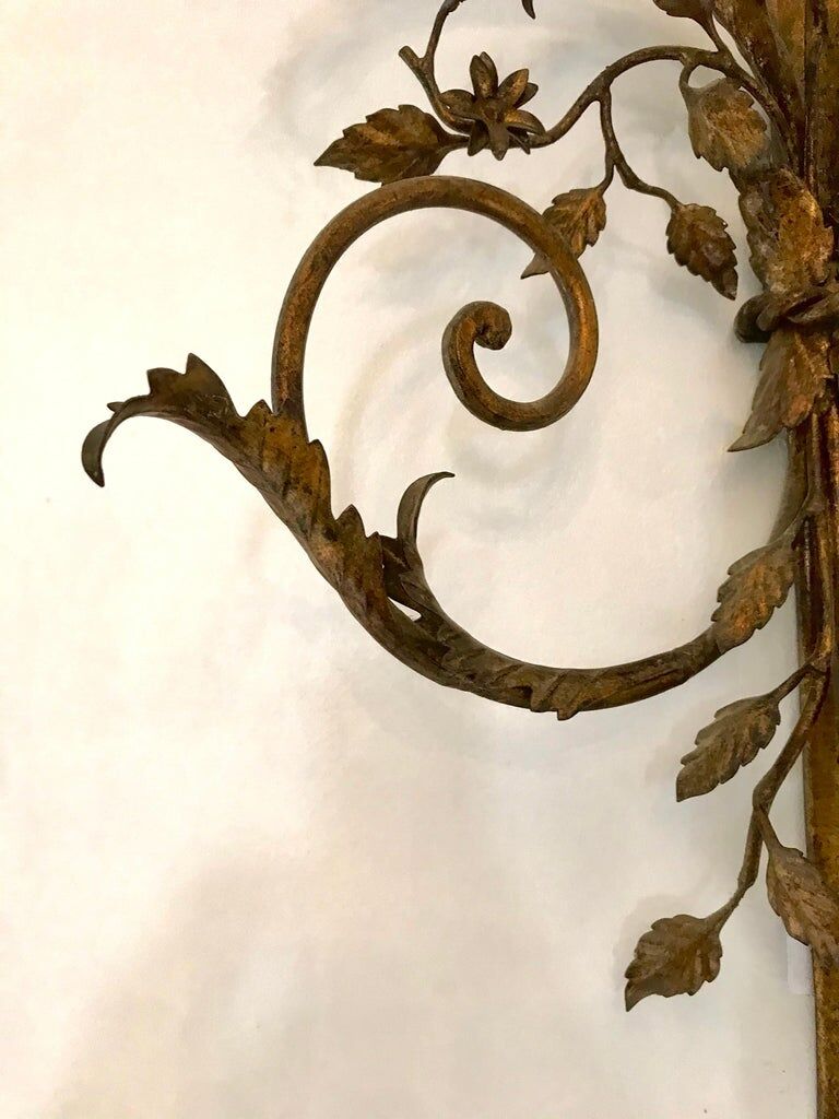 Wall lamp, sword, in the style of the baguès house, circa 1950