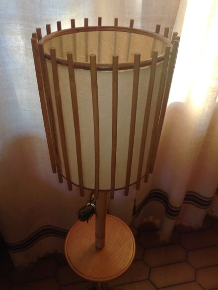 RR Art Vannerie rattan lamppost