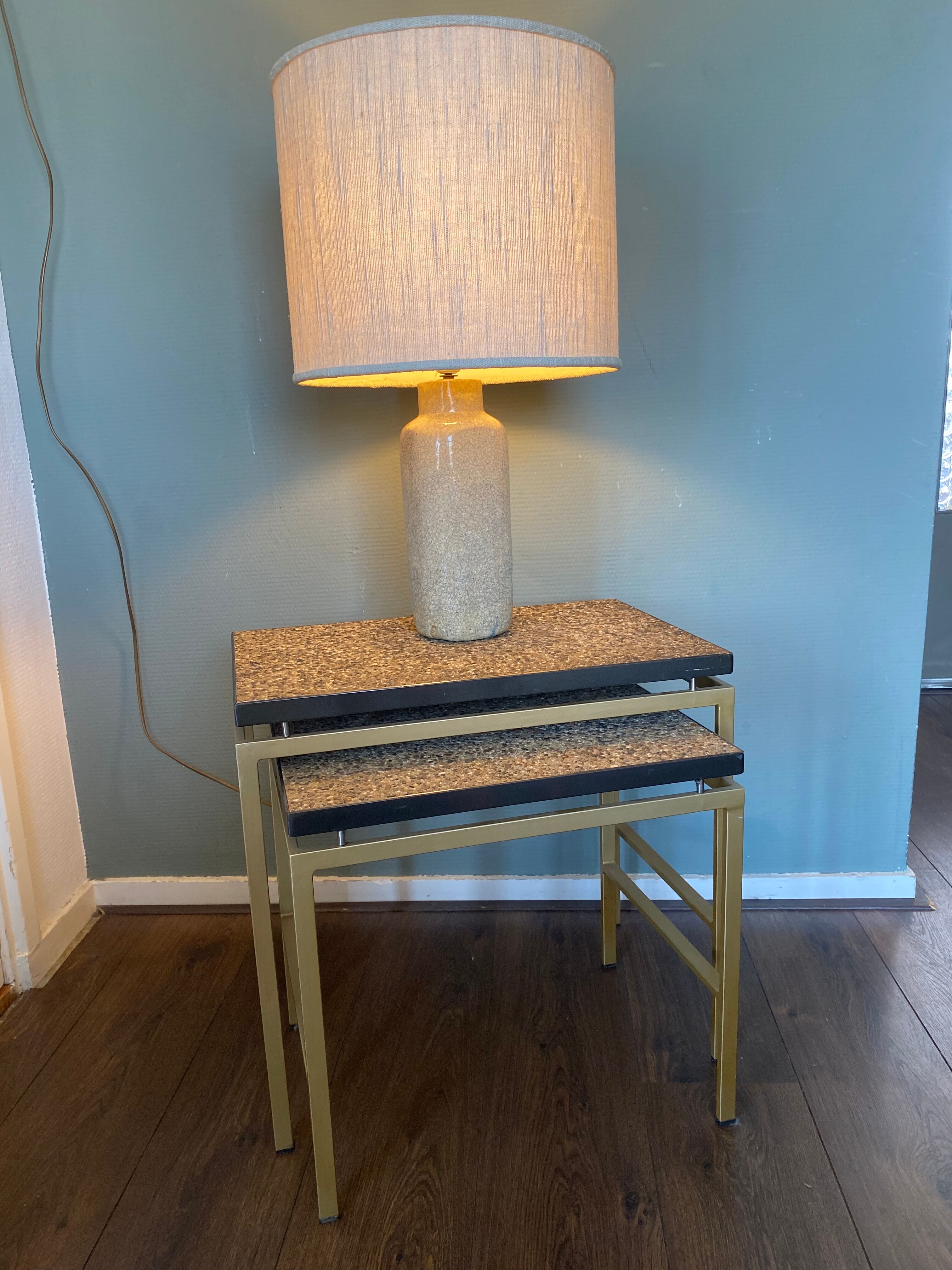 Vintage, Mid-Century Modernist set of 2 side tables, 1960s