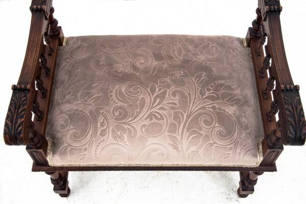 Seat, France, around 1900. After renovation.